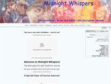 Tablet Screenshot of midnightwhispers.net
